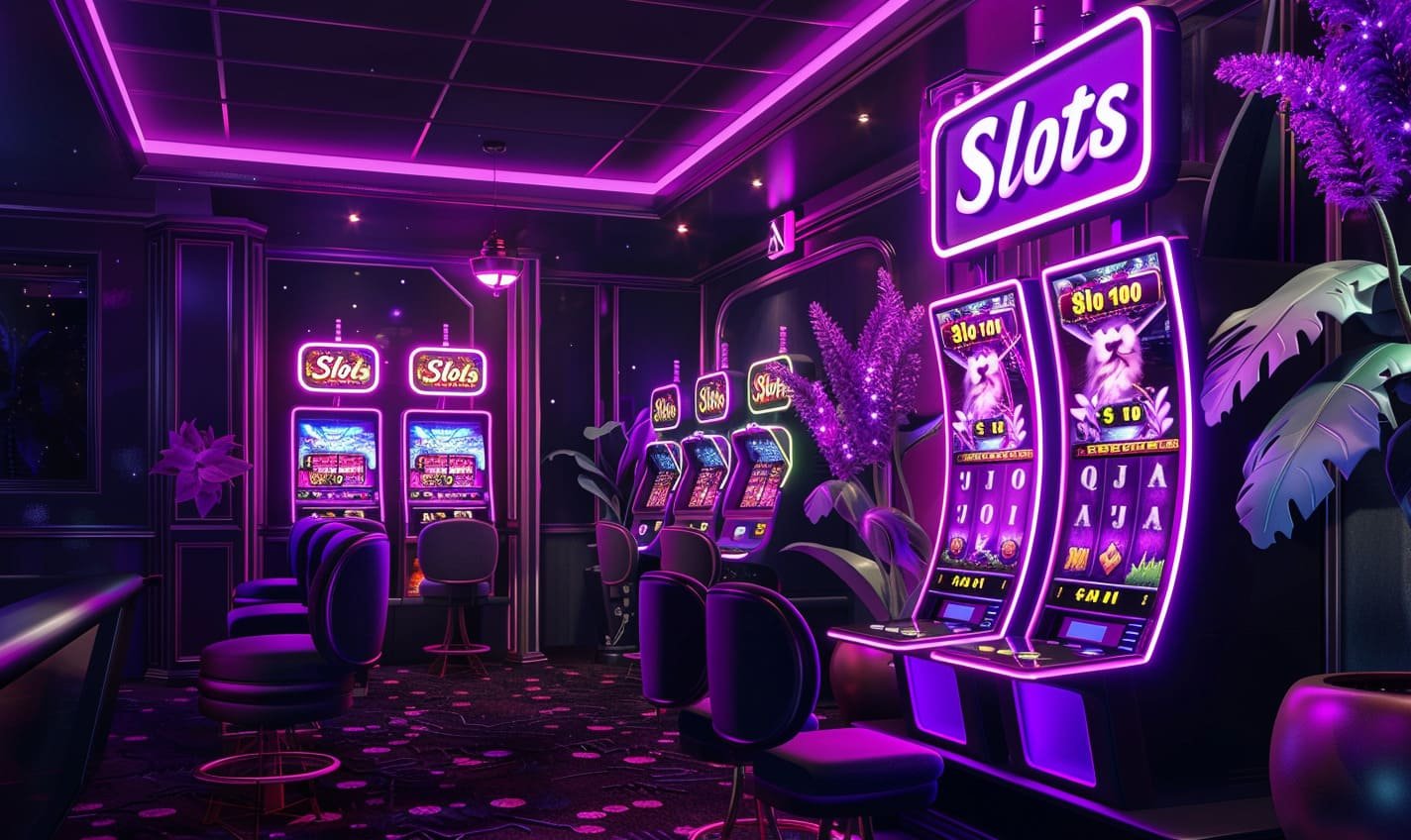Tampilan permainan slot dan meja dealer langsung di bukitbet